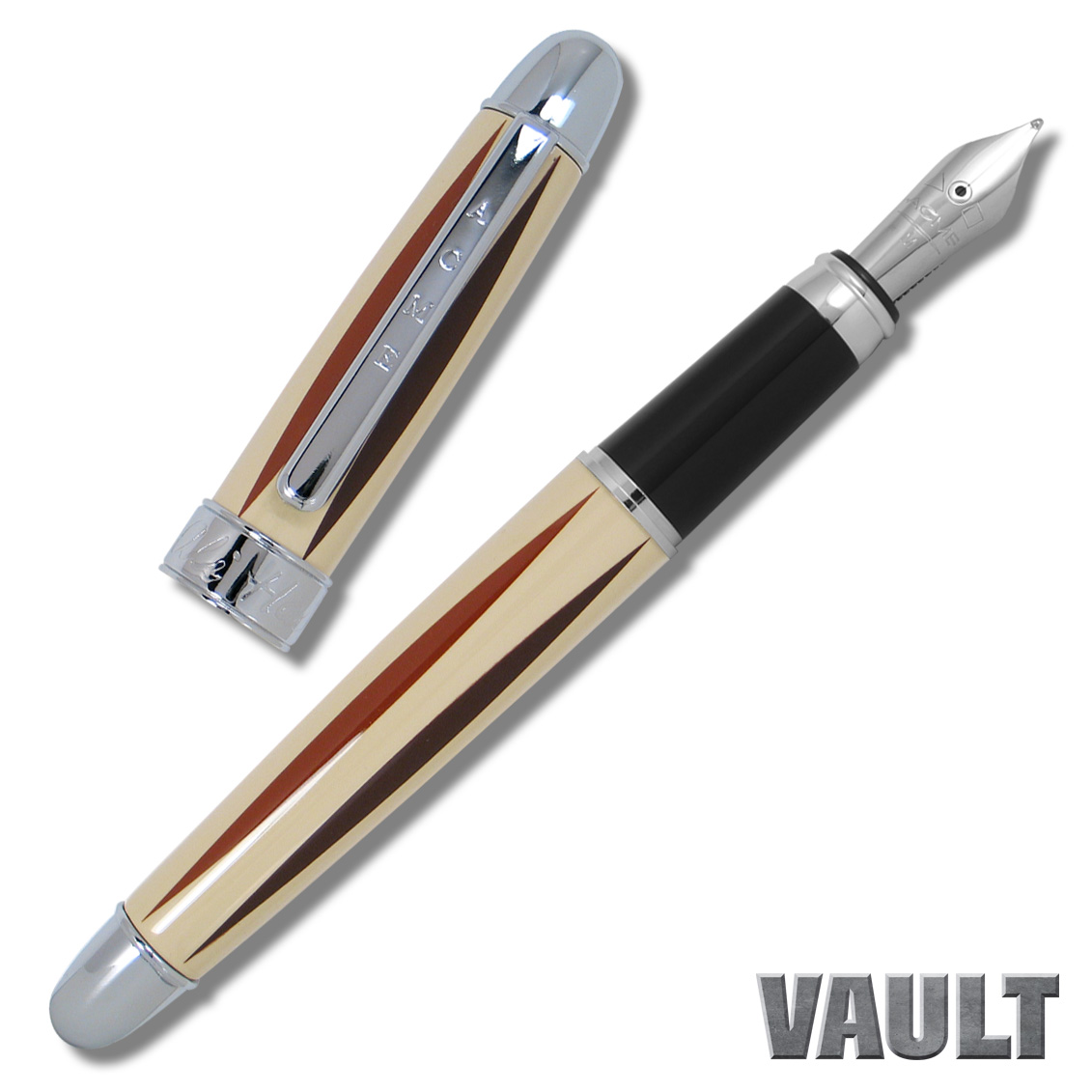 Ali Hall PAH01F1 CAFE CREME - OFF-WHITE Color Test Fountain Pen