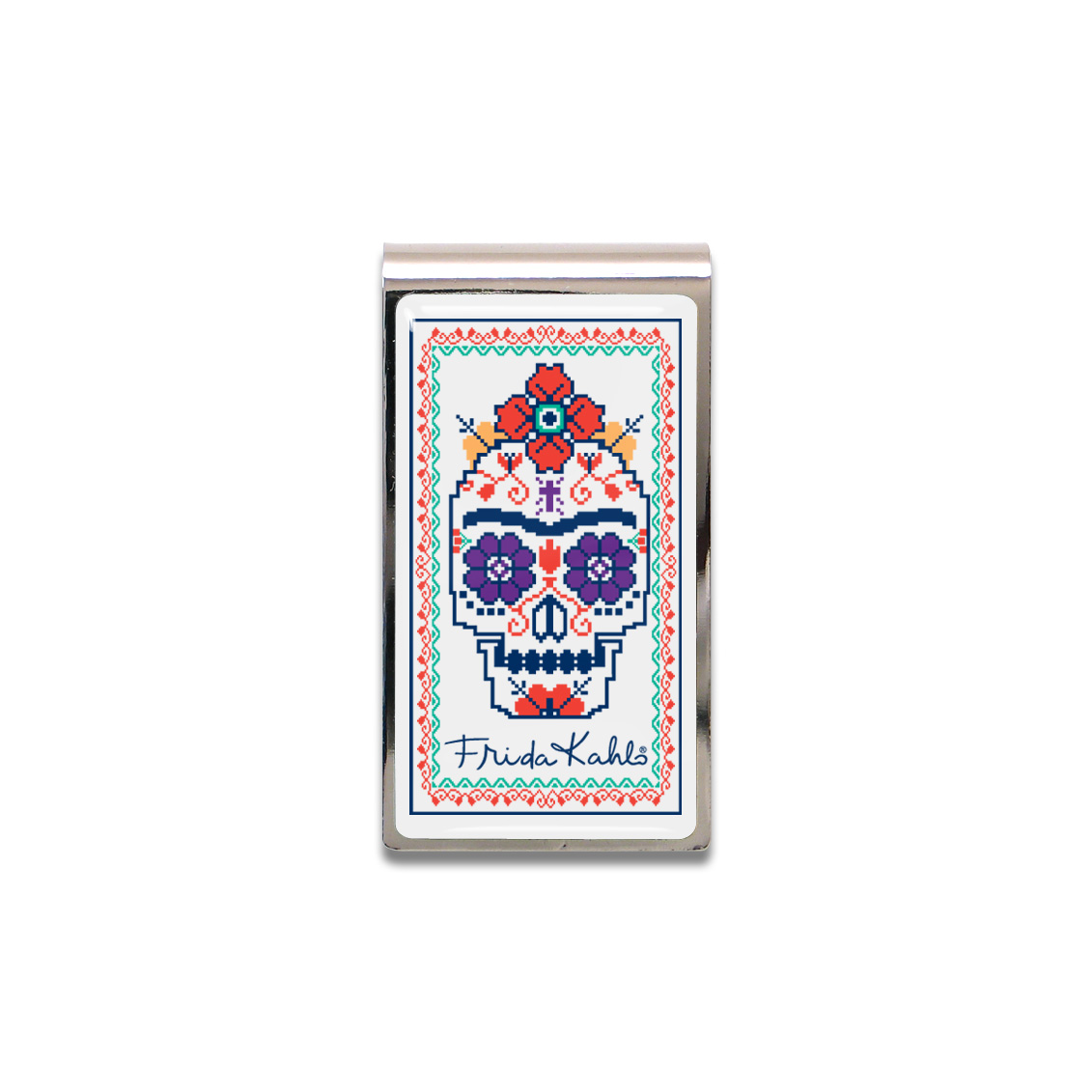 Frida Kahlo Sugar Skull Key Chain Wallet