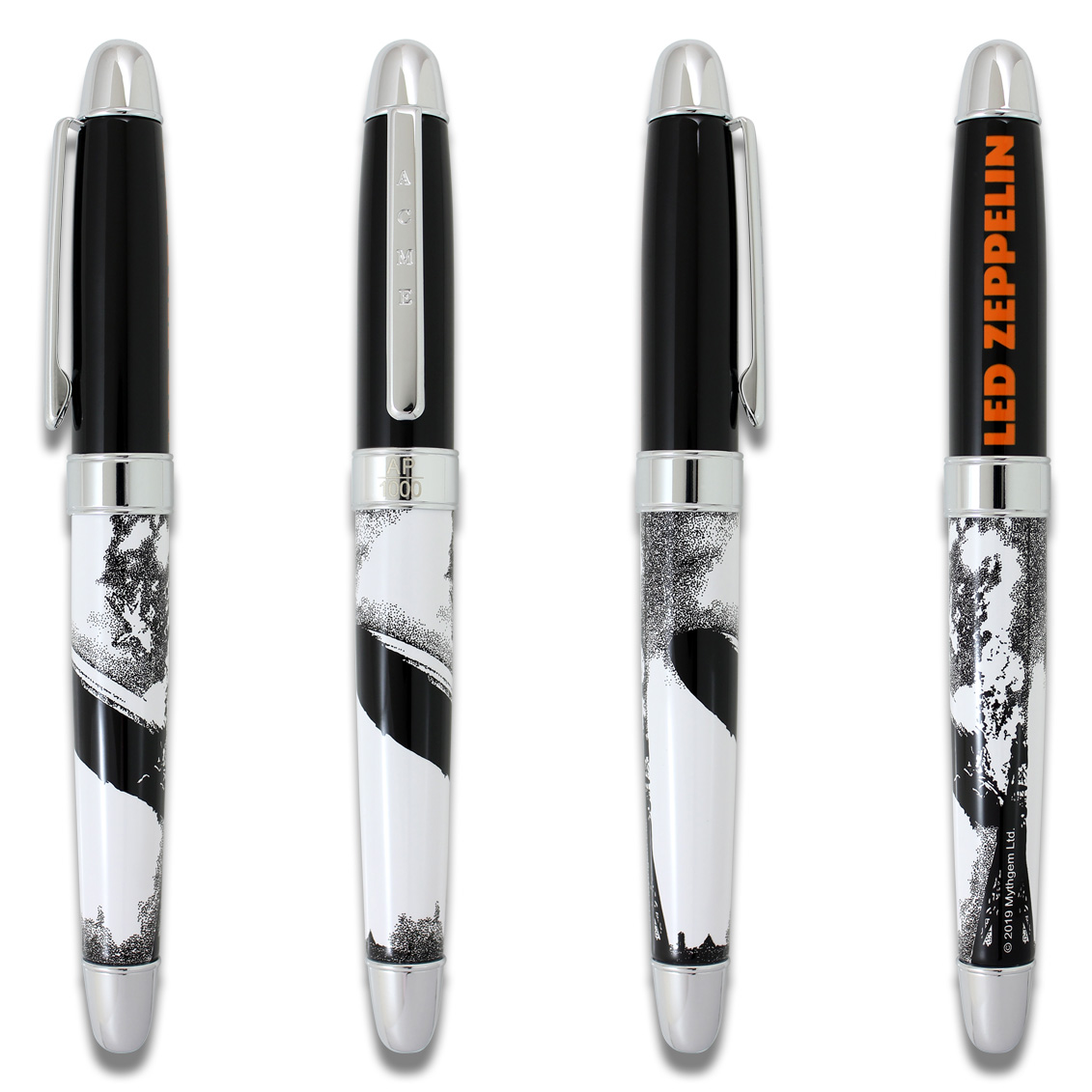 Led Zeppelin Writing Shop LED ZEPPELIN I WHITE Limited Roller/Fountain Pen Set AP ARCHIVED ...