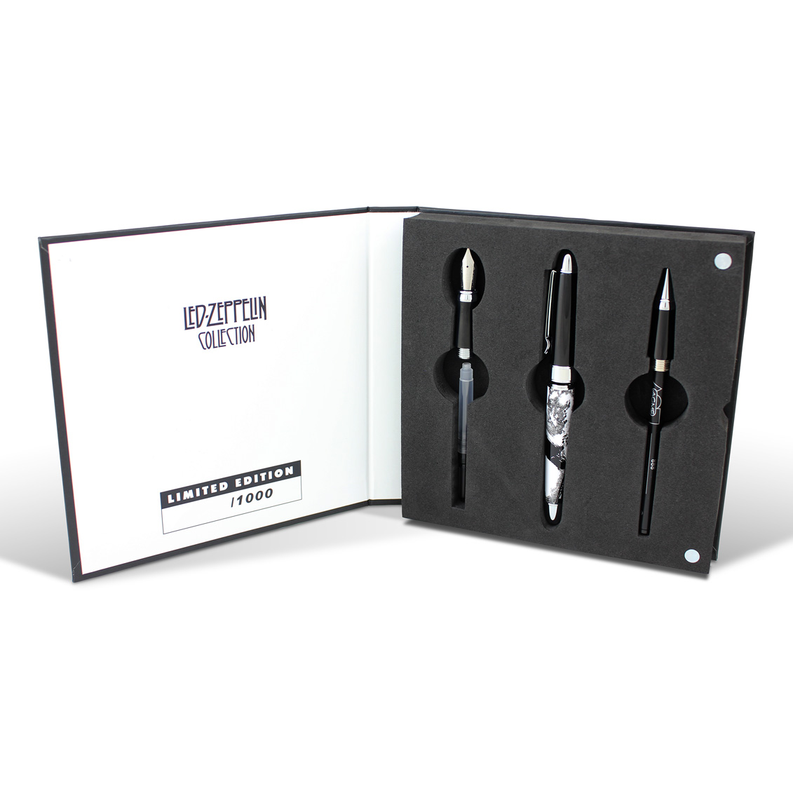 Led Zeppelin Writing Shop LED ZEPPELIN I WHITE Limited Roller/Fountain Pen Set AP ARCHIVED ...