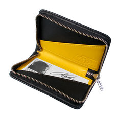 Adrian Olabuenaga YELLOW Zip Card Case leather zip card case