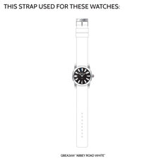  ACME Studio ABBEY ROAD WHITE STRAP refills/parts watch straps