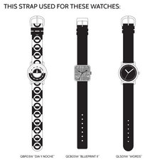  ACME Studio BLACK STRAP refills/parts watch straps