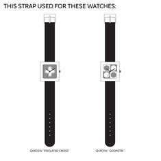  ACME Studio BLACK STRAP refills/parts watch straps