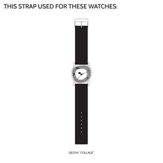  ACME Studio COLLAGE BLACK STRAP refills/parts watch straps