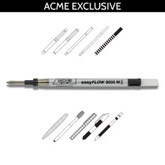  ACME Studio EASY FLOW P9000 ROLLER BALL REFILL BLACK w/ Parts