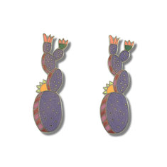 Carlos Almaraz CACTUS Earrings jewelry hispanic artists for acme