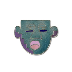 Carlos Almaraz MASK Bolo Tie jewelry hispanic artists for acme