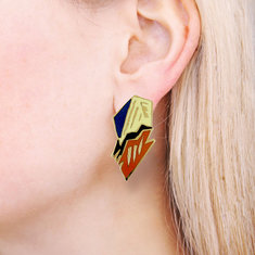 Charles Arnoldi UNTITLED Earrings jewelry artists for acme