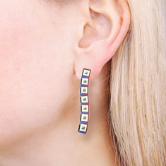 Martine Bedin CUCUMBER Earrings jewelry memphis designers for acme