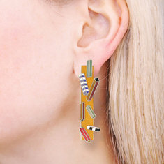 Martine Bedin PARIS Earrings jewelry memphis designers for acme