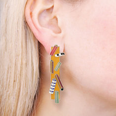 Martine Bedin PARIS Earrings jewelry memphis designers for acme