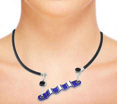 Martine Bedin TAPAS Necklace jewelry memphis designers for acme