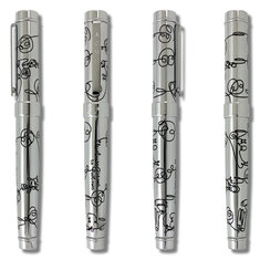 Jurgen Bey CLEANLINESS CHROME Etched Roller Ball Sample site exclusives the vault