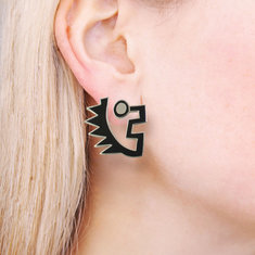 Beppe Caturegli MITEC Earrings jewelry memphis designers for acme