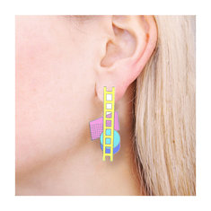 Aldo Cibic STEPS 2 Earrings jewelry memphis designers for acme