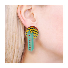 Aldo Cibic STEPS 4 Earrings jewelry memphis designers for acme
