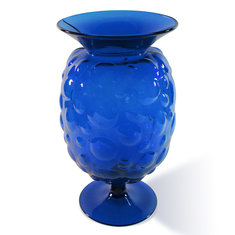 Michele De Lucchi GIOTTO Blue Glass Vase objects giotto