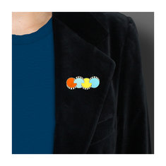 Michele De Lucchi PARMENIDE Brooch jewelry memphis designers for acme