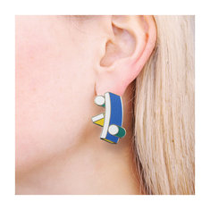 Michele De Lucchi PERCENTAGE Earrings jewelry memphis designers for acme