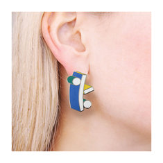 Michele De Lucchi PERCENTAGE Earrings jewelry memphis designers for acme