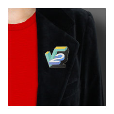 Michele De Lucchi SQUARE ROOT Brooch jewelry memphis designers for acme