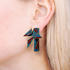 Laddie John Dill ARIEL Earrings jewelry artists for acme