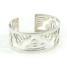 Nathalie Du Pasquier FERET Sterling Silver Bracelet jewelry sterling silver - acme classics