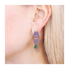 Nathalie Du Pasquier LOUBINE Earrings jewelry memphis designers for acme