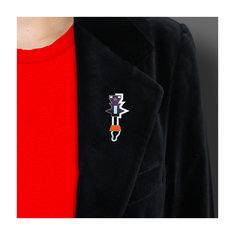 Nathalie Du Pasquier NINIB Brooch jewelry memphis designers for acme