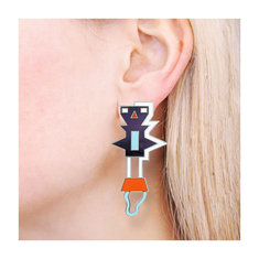 Nathalie Du Pasquier NINIB Earrings jewelry memphis designers for acme