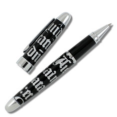 Rod Dyer GOTHIC SCRIPT SILVER Standard Ball Point writing tools standard ballpoints