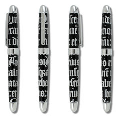 Rod Dyer GOTHIC SCRIPT SILVER Standard Ball Point writing tools standard ballpoints
