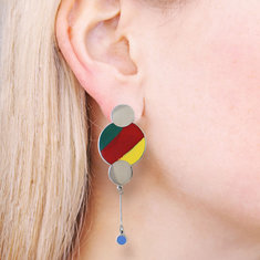 Milton Glaser UNTITLED Earrings jewelry graphic designers