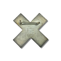 Johanna Grawunder RED X Brooch jewelry architects for acme