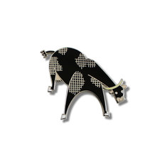 Steven Guarnaccia MOO Brooch jewelry acme collection