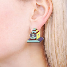 Steven Guarnaccia NUTS & BOLTS Earrings jewelry acme collection