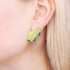 Steven Guarnaccia PIT STOP Earrings jewelry acme collection