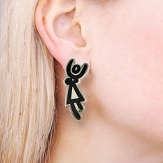 Mick Haggerty SINGLING Earrings jewelry acme collection