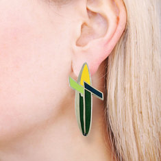 Massimo Iosa-Ghini BAMBOO Earrings jewelry collezione bolido