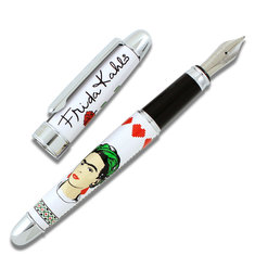Frida Kahlo VIDA Y MUERTE Limited Edition Fountain & Etched Card Case Set writing tools pen & card case sets
