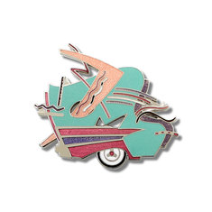 Lili Lakich DRIVE IN Brooch jewelry acme collection