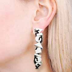 Jerry Leibowitz TOTEM Earrings jewelry acme collection
