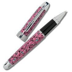 Charles Rennie Mackintosh ROSES Ballpoint Pen & Card Case Set writing tools pen & card case sets