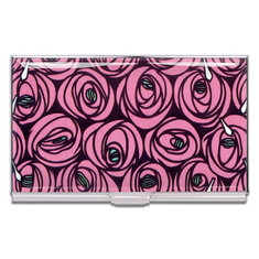 Charles Rennie Mackintosh ROSES Fountain Pen & Card Case Set writing tools pen & card case sets