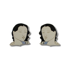 Miguel Martinez TAOS MAIDEN Earrings jewelry hispanic artists for acme