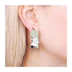 Richard Meier #02 Earrings jewelry architects for acme