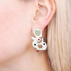 Richard Meier #03 Earrings jewelry architects for acme
