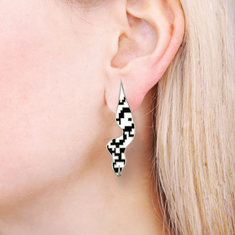 Alessandro Mendini FISH Earrings jewelry architects for acme