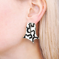 Alessandro Mendini LEAF Earrings jewelry architects for acme